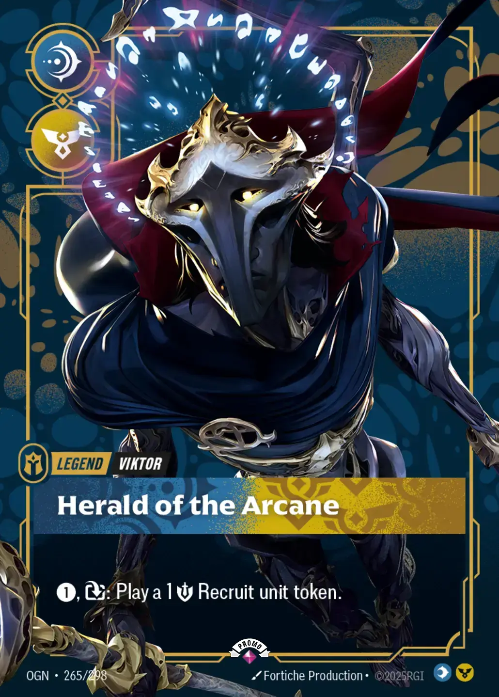 Viktor Herald of the Arcane - OGN-265-p - Promotional Cards - Riftbound card